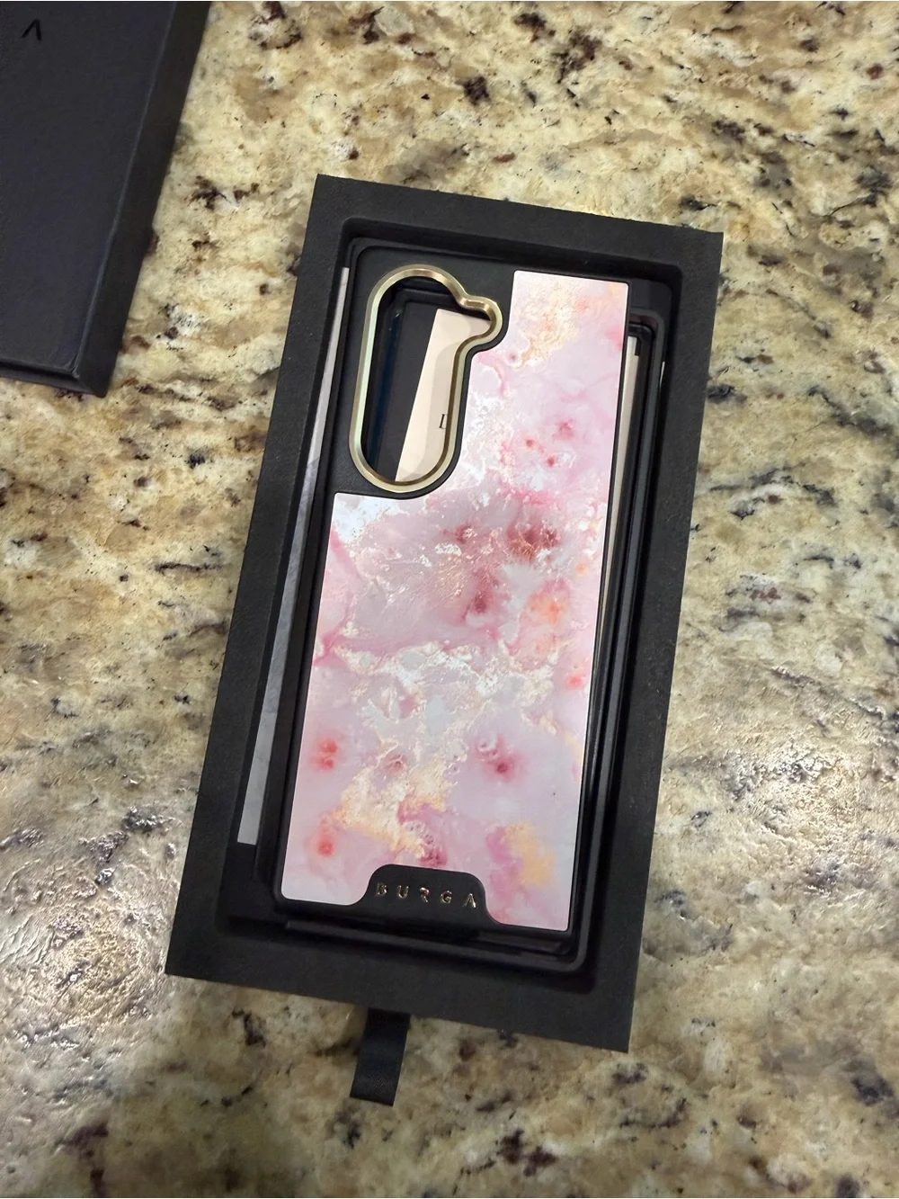 Brand New BURGA Pink Marble Phone Case Samsung Galaxy Z-Fold 6